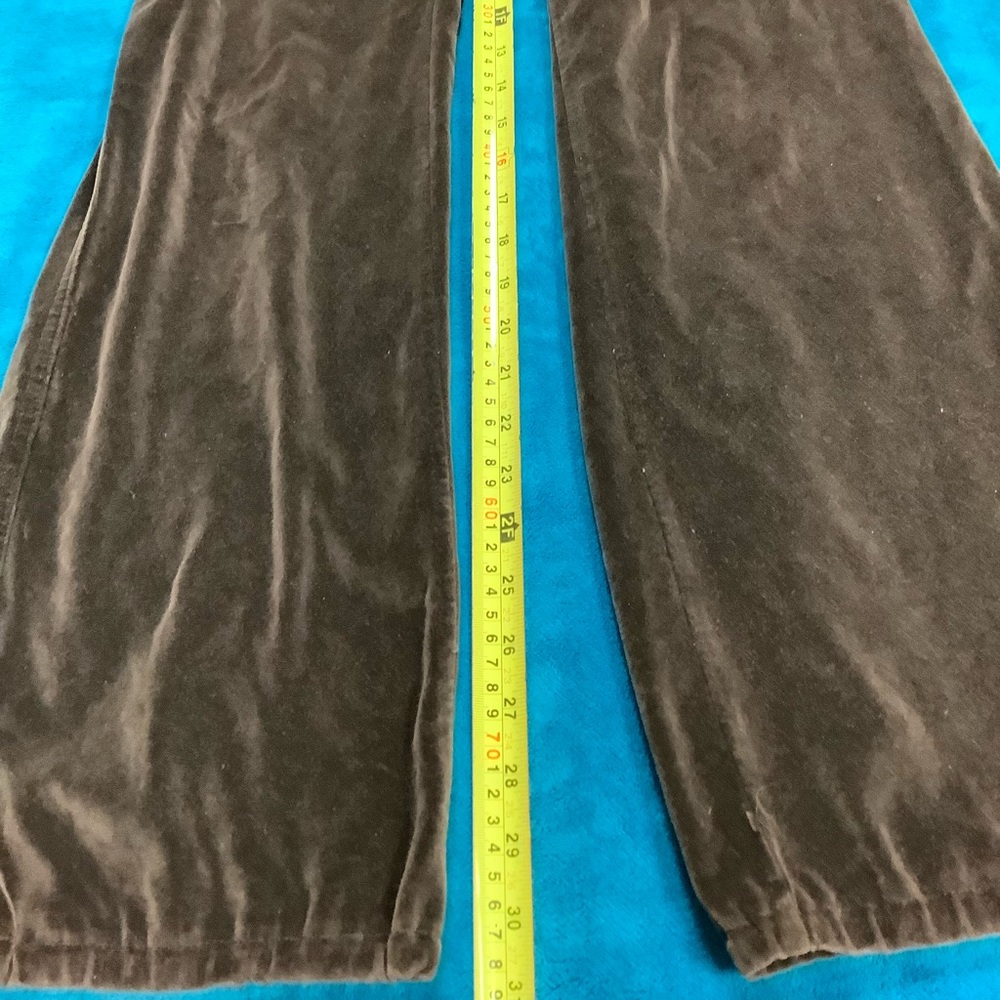 H&M Velour Elastic Waist Drawstring Ankles Sweats - image 4